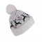 KP512 bojtos téli sapka K-UP, Natural/Night Navy-U