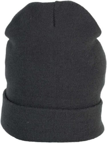 KP533 extra puha sapka felhajtható szegéllyel  K-UP, Dark Grey-U