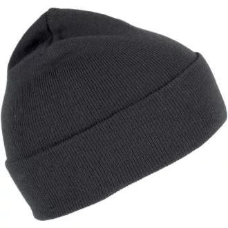   KP533 extra puha sapka felhajtható szegéllyel  K-UP, Dark Grey-U