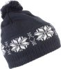 KP540 bélelt norvégmintás sapka, K-UP, Night Navy-U