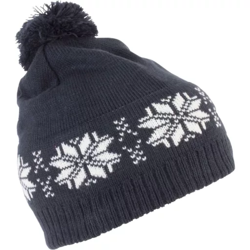 KP540 bélelt norvégmintás sapka, K-UP, Night Navy-U