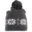 KP540 bélelt norvégmintás sapka, K-UP, Steel Grey-U