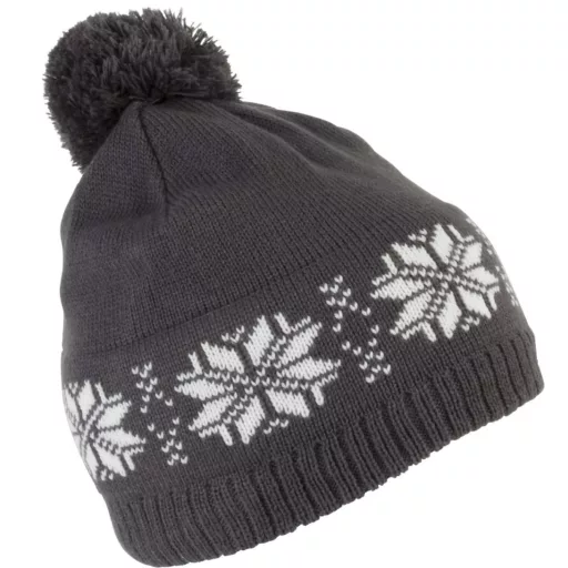 KP540 bélelt norvégmintás sapka, K-UP, Steel Grey-U
