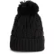 KP550 csavartmintás kötött sapka K-UP, Black-U