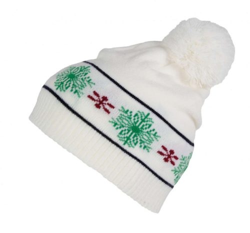 KP558 rugalmas mintás bojtos sapka K-UP, Off White-U
