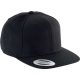 KP910 vastag 6 paneles baseballsapka, K-UP, Black/Black-U