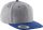KP910 vastag 6 paneles baseballsapka, K-UP, Heather Grey/Royal Blue-U