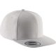 KP910 vastag 6 paneles baseballsapka, K-UP, White/White-U