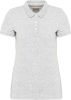 Női vitage hatású galléros piké póló, Kariban KV2207, Ash Heather-XS