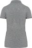Női vitage hatású galléros piké póló, Kariban KV2207, Slub Grey Heather-XS