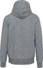 Férfi cipzáras kapucnis vastag pulóver, Kariban KV2306, Slub Grey Heather-3XL