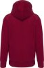 Férfi cipzáras kapucnis vastag pulóver, Kariban KV2306, Vintage Dark Red-S