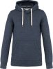 Férfi vastag kapucnis pulóver, Kariban KV2308, Night Blue Heather-XS