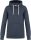 Férfi vastag kapucnis pulóver, Kariban KV2308, Night Blue Heather-XS