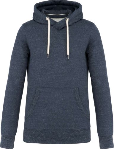 Férfi vastag kapucnis pulóver, Kariban KV2308, Night Blue Heather-XS