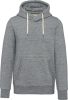 Férfi vastag kapucnis pulóver, Kariban KV2308, Slub Grey Heather-L