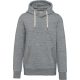 Férfi vastag kapucnis pulóver, Kariban KV2308, Slub Grey Heather-XL