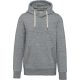 Férfi vastag kapucnis pulóver, Kariban KV2308, Slub Grey Heather-XS