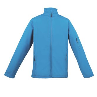   Férfi 3 rétegű ragasztott softshell dzseki Legend Classics LE800 Azure Blue-S