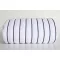 OL2000 csúcsminőségű strandtörölköző keskeny csíkokkal Olima, White/Navy-90X180