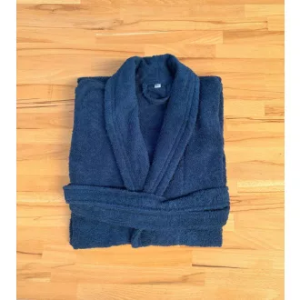 Olima OL3300 unisex pamut fürdőköntös , Marine Blue-M/L