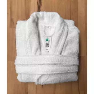 Olima OL3300 unisex pamut fürdőköntös , White-M/L