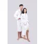 Olima OL3300 unisex pamut fürdőköntös , White-XS/S