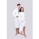 Olima OL3300 unisex pamut fürdőköntös , White-XS/S