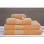 OL450 klasszikus pamut vendégtörölköző Olima, Apricot-50X100
