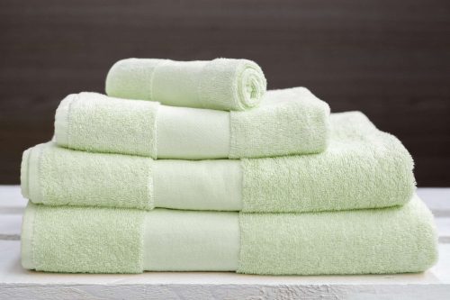 OL450 klasszikus pamut vendégtörölköző Olima, Pastel Mint-50X100