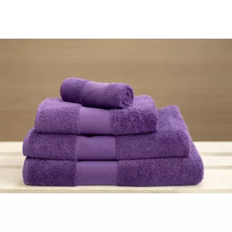 OL450 klasszikus pamut kéztörlő Olima, Purple-30X50