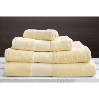   OL450 klasszikus pamut kéztörlő Olima, Vanilla Cream-30X50