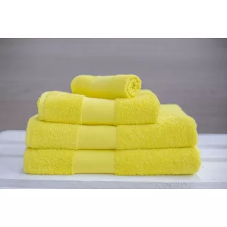 OL450 klasszikus pamut kéztörlő Olima, Yellow-30X50