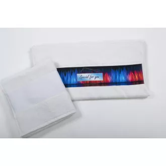   OLS400 szublimálásra alkalmas pamut törölköző Olima, White-50X100