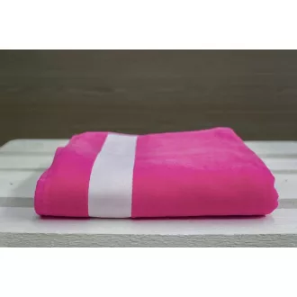   OLV4000 szublimálható velúr/frottír strandtörölköző Olima, Heliconia-100X180