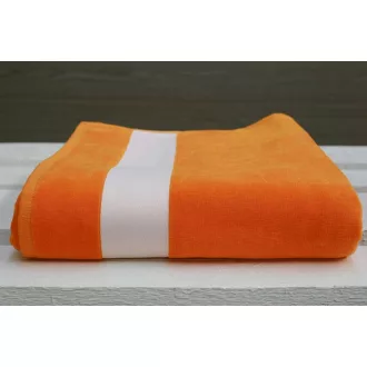   OLV4000 szublimálható velúr/frottír strandtörölköző Olima, Orange-100X180