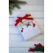 Olima karácsonyi törölköző Boldog Karácsonyi díszek hímzéssel OLXMAS03, White-45X70