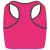PA001 Női sztreccs sporthátu top Proact, Fluorescent Pink/Storm Grey-M/L