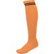 PA015 hosszú szárú csíkos sportzokni Proact, Sun Orange/Black-35/38