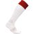 PA0300 hosszú szárú sportzokni kontrasztos színű felsö résszel Proact, White/Sporty Red-27/30