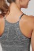 PA031 varrás nélküli állítható sport melltartó Proact, Storm Grey Melange-S/M