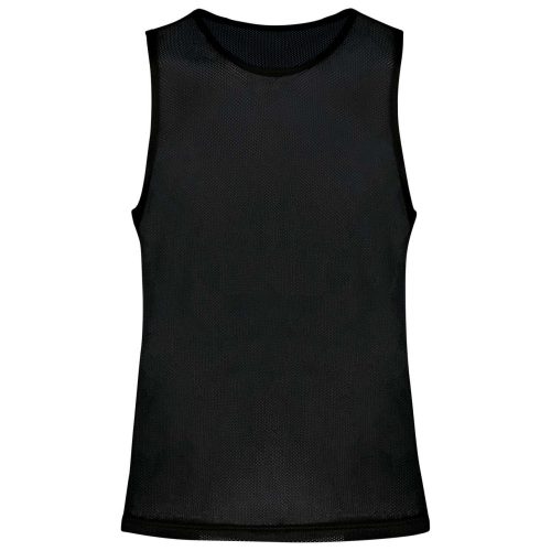 PA043 hálós megkülönböztető ujjatlan sportpóló Proact, Black-S/M