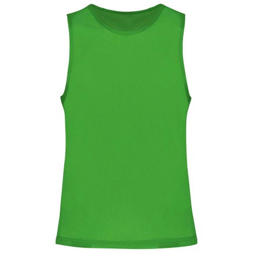 PA043 hálós megkülönböztető ujjatlan sportpóló Proact, Fluorescent Green-S/M
