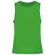 PA043 hálós megkülönböztető ujjatlan sportpóló Proact, Fluorescent Green-S/M