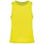 PA043 hálós megkülönböztető ujjatlan sportpóló Proact, Fluorescent Yellow-2XL/3XL