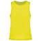 PA043 hálós megkülönböztető ujjatlan sportpóló Proact, Fluorescent Yellow-S/M
