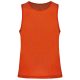 PA043 hálós megkülönböztető ujjatlan sportpóló Proact, Spicy Orange-S/M