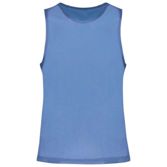  PA043 hálós megkülönböztető ujjatlan sportpóló Proact, Sporty Sky Blue-S/M