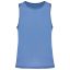 PA043 hálós megkülönböztető ujjatlan sportpóló Proact, Sporty Sky Blue-S/M