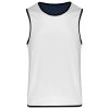 PA046 gyerek ujjatlan kifordítható sportpóló Proact, Sporty Navy/White-6/10